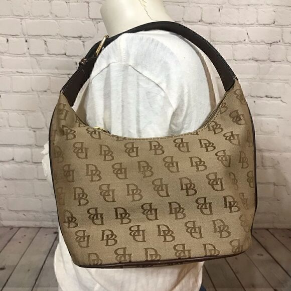 Vintage DOONEY & BOURKE monogram canvas mini bag - Picture 4 of 16